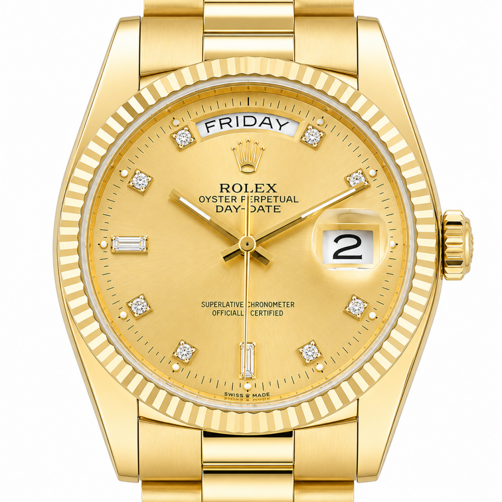 Rolex Day-Date 36MM 18038 18KT Yellow Gold Watch